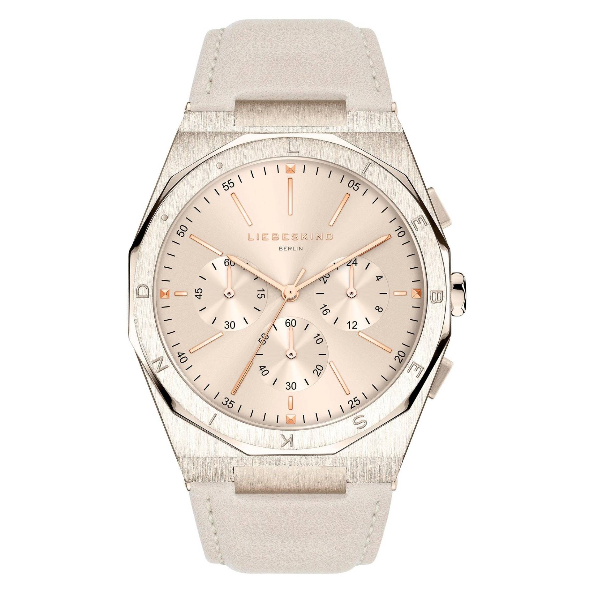 Catch Armbanduhr Damen Beige 40mm von LIEBESKIND