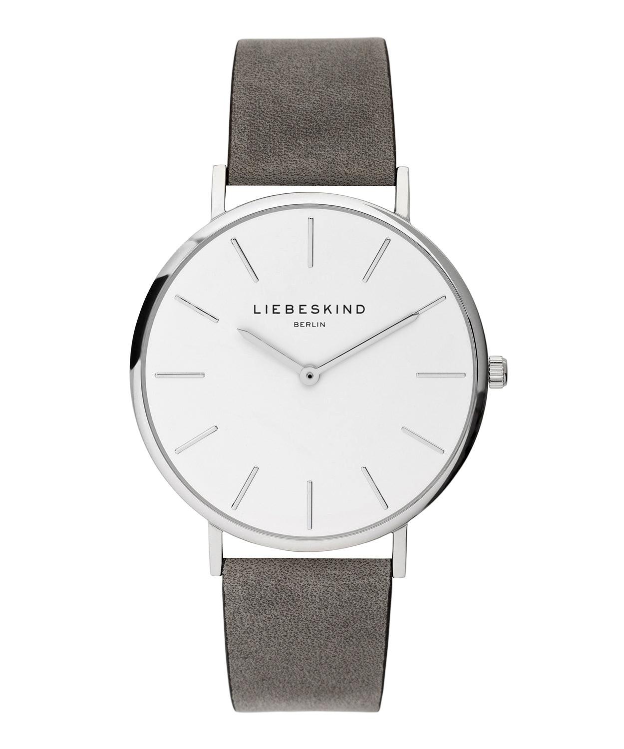 Easy Armbanduhr Damen Grau 38mm von LIEBESKIND