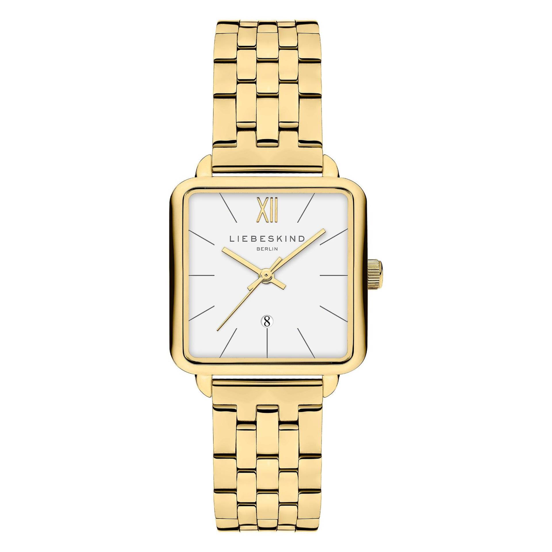 Elegance Armbanduhr Damen Gold 28mm von LIEBESKIND