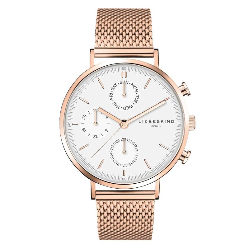 Multi Armbanduhr Damen Roségold 38mm von LIEBESKIND