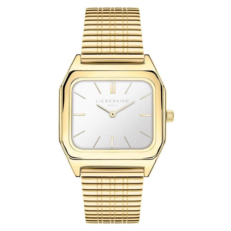 Retro Armbanduhr Damen Gold 34mm von LIEBESKIND