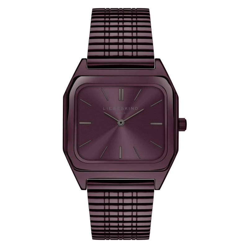 Retro Armbanduhr Damen Violett 34mm von LIEBESKIND