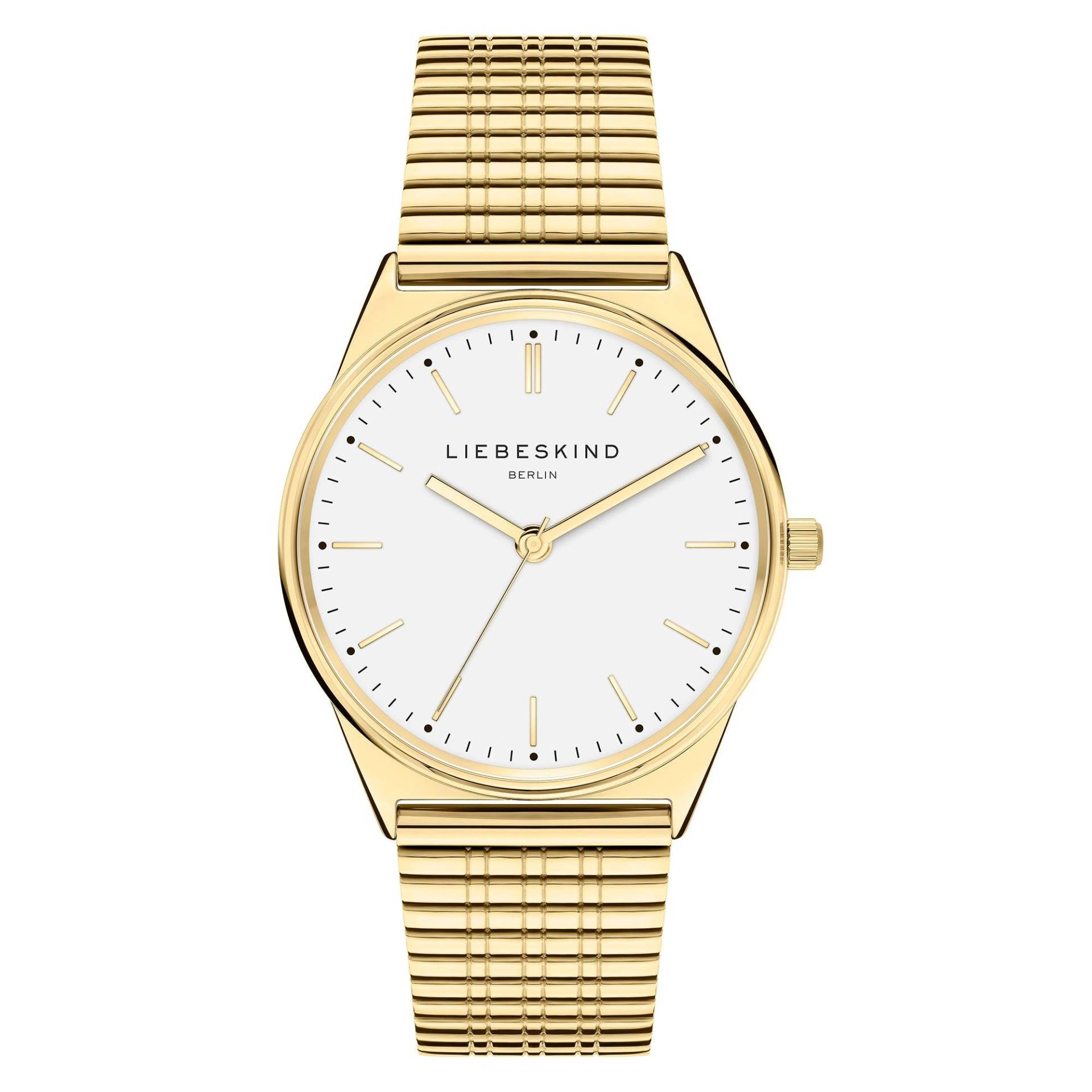 Retro Ii Armbanduhr Damen Gold 34mm von LIEBESKIND