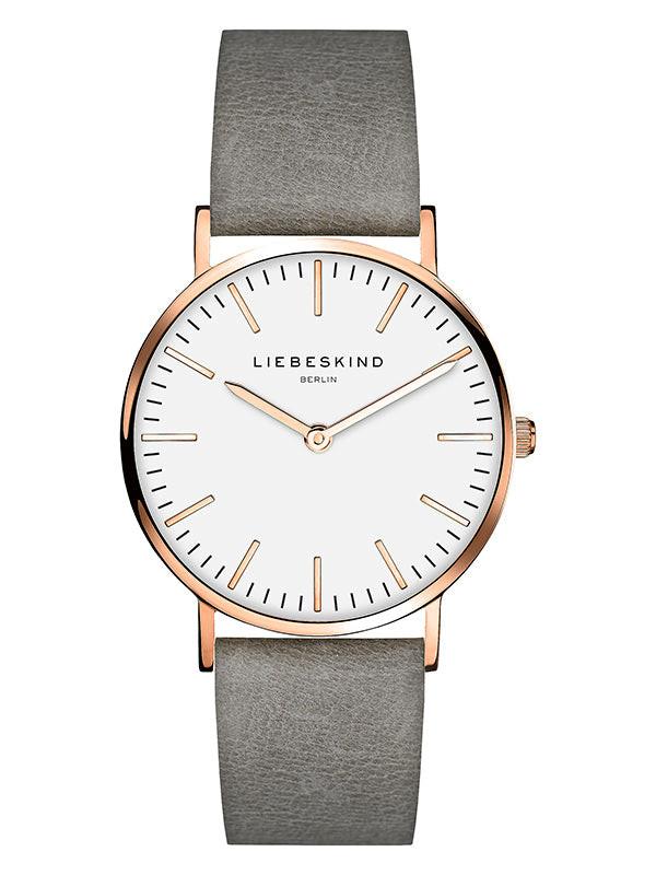 Simple I Armbanduhr Damen Grau 34mm von LIEBESKIND