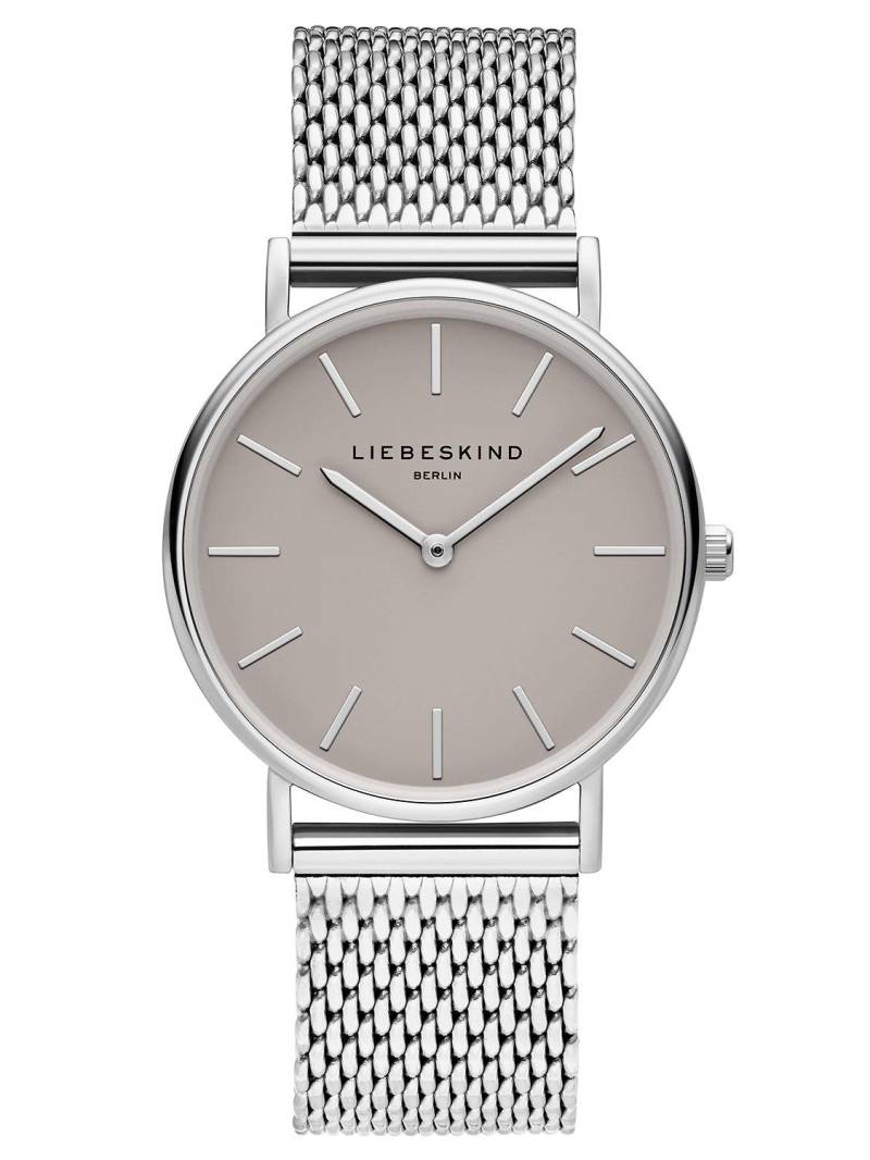 Soft Grey Armbanduhr Damen Silber 34mm von LIEBESKIND