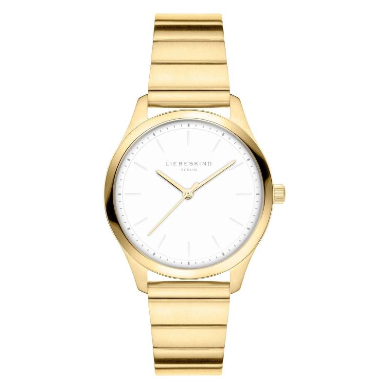 Timeless Armbanduhr Damen Gold 33mm von LIEBESKIND