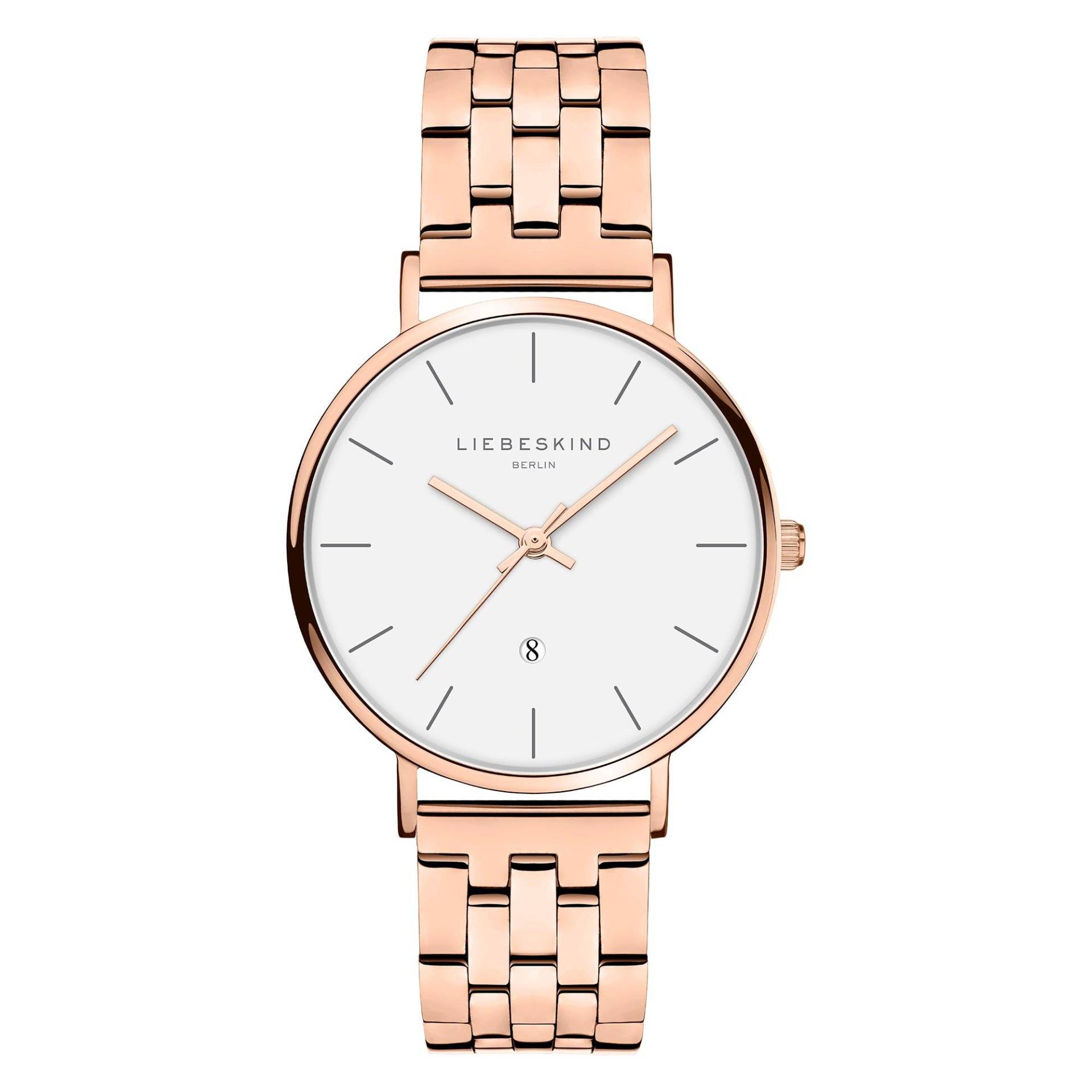 Timeless Classic Armbanduhr Damen Roségold 34mm von LIEBESKIND