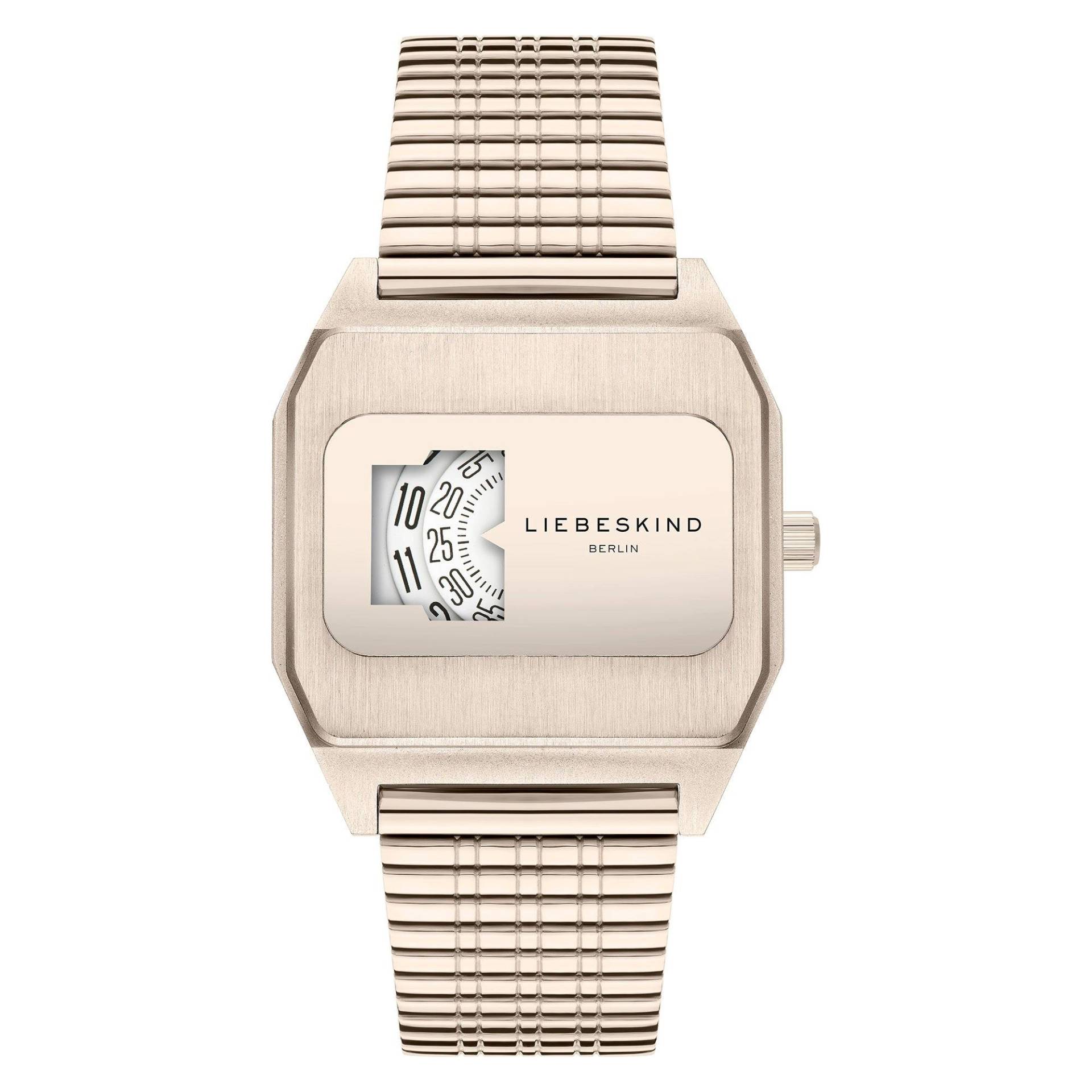 Vinyl Vision Armbanduhr Damen Dusty Rose 39mm von LIEBESKIND