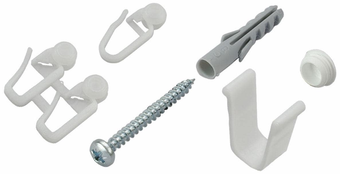Liedeco Sichtschutzbefestigungen Zubehör-Set »für 2-3-läufige Gardinenschienen« Liedeco Sichtschutzbefestigungen Zubehör-Set »für 2-3-läufige Gardinenschienen« von LIEDECO