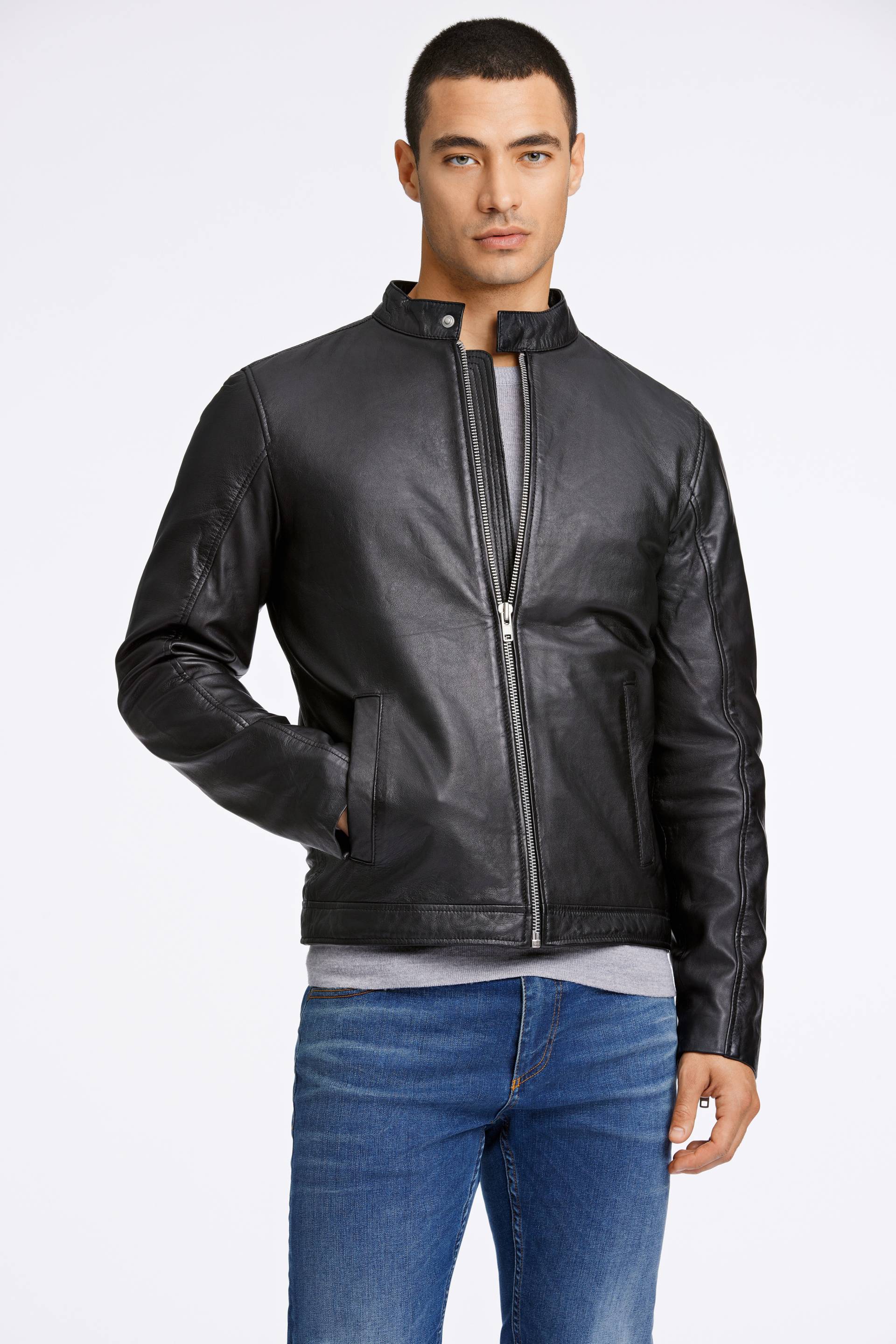 LINDBERGH Lederjacke, aus echtem Leder von LINDBERGH