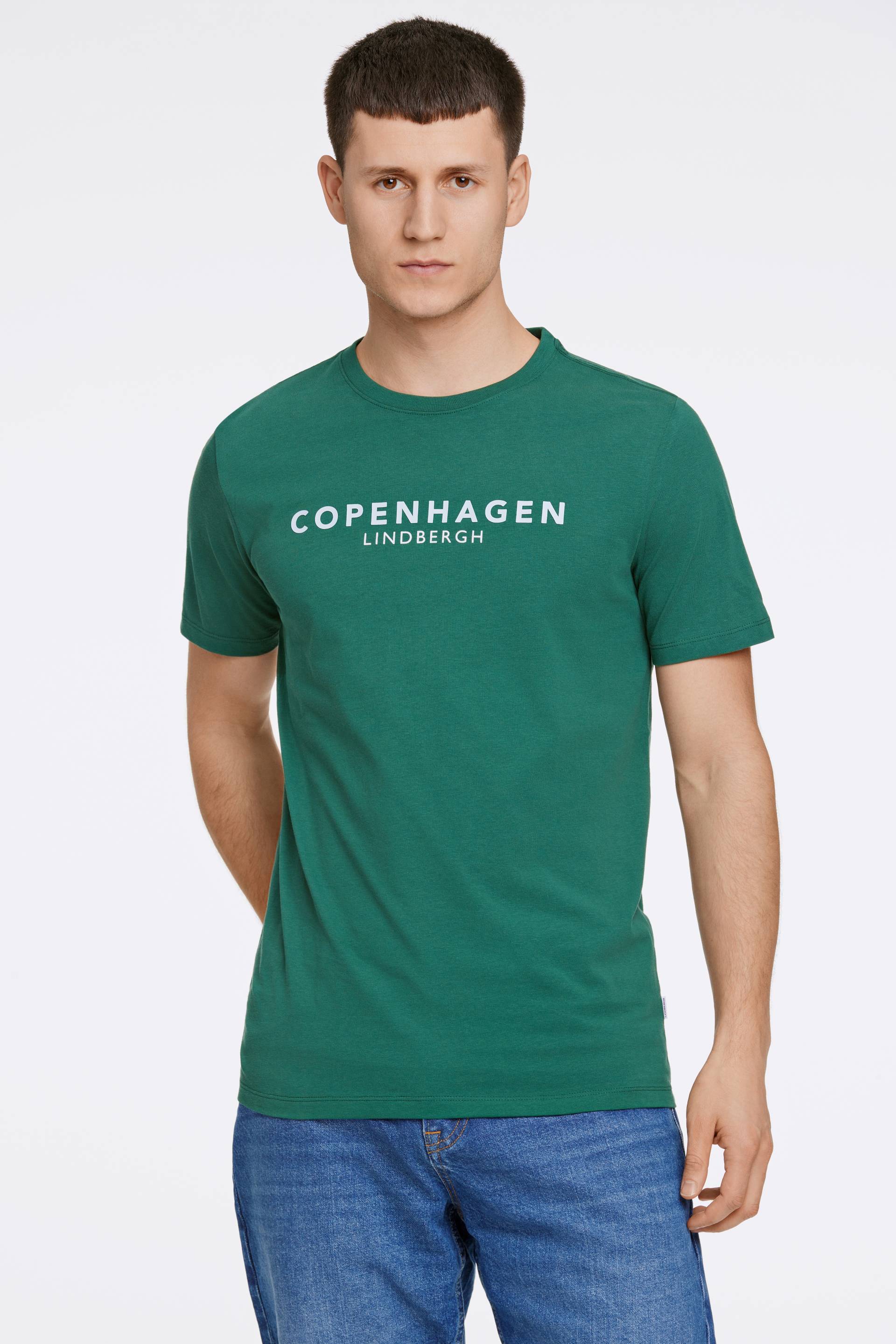 LINDBERGH T-Shirt, mit Logo und Rundhalsausschnitt LINDBERGH T-Shirt, mit Logo und Rundhalsausschnitt von LINDBERGH