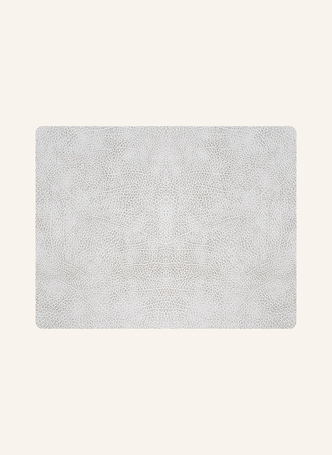 Linddna Tischset Square L Aus Leder grau von LINDDNA