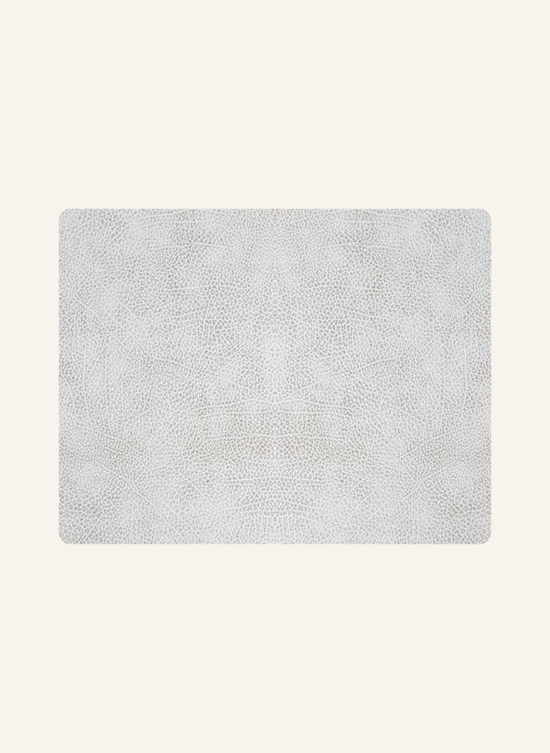Linddna Tischset Square L Aus Leder grau von LINDDNA