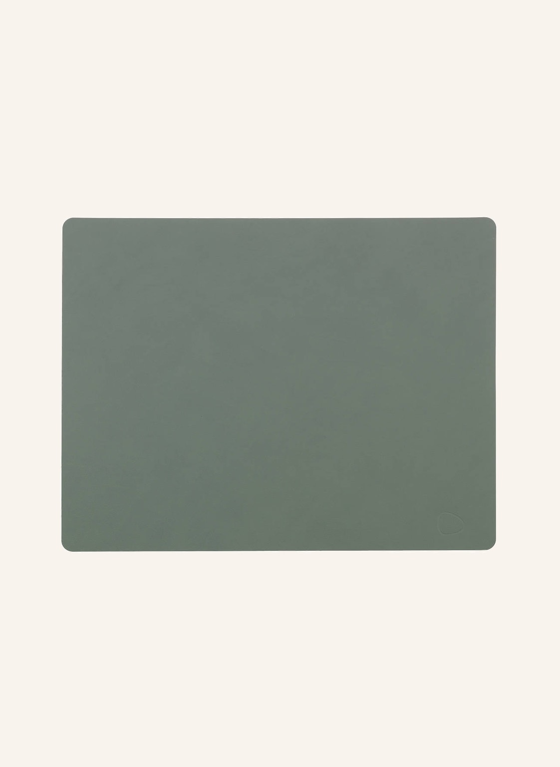Linddna Tischset Square L Aus Leder gruen Linddna Tischset Square L Aus Leder gruen von LINDDNA