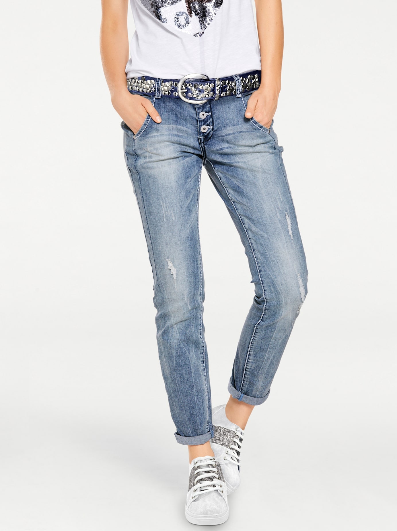 LINEA TESINI by heine Boyfriend-Jeans, (1 tlg.) von LINEA TESINI by heine