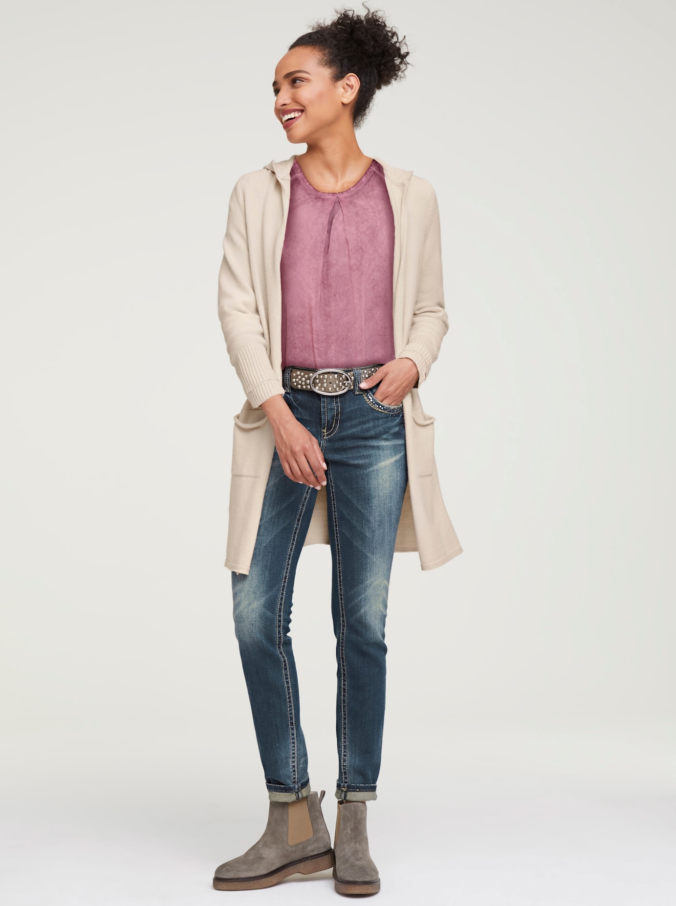 heine Longstrickjacke heine Longstrickjacke von heine