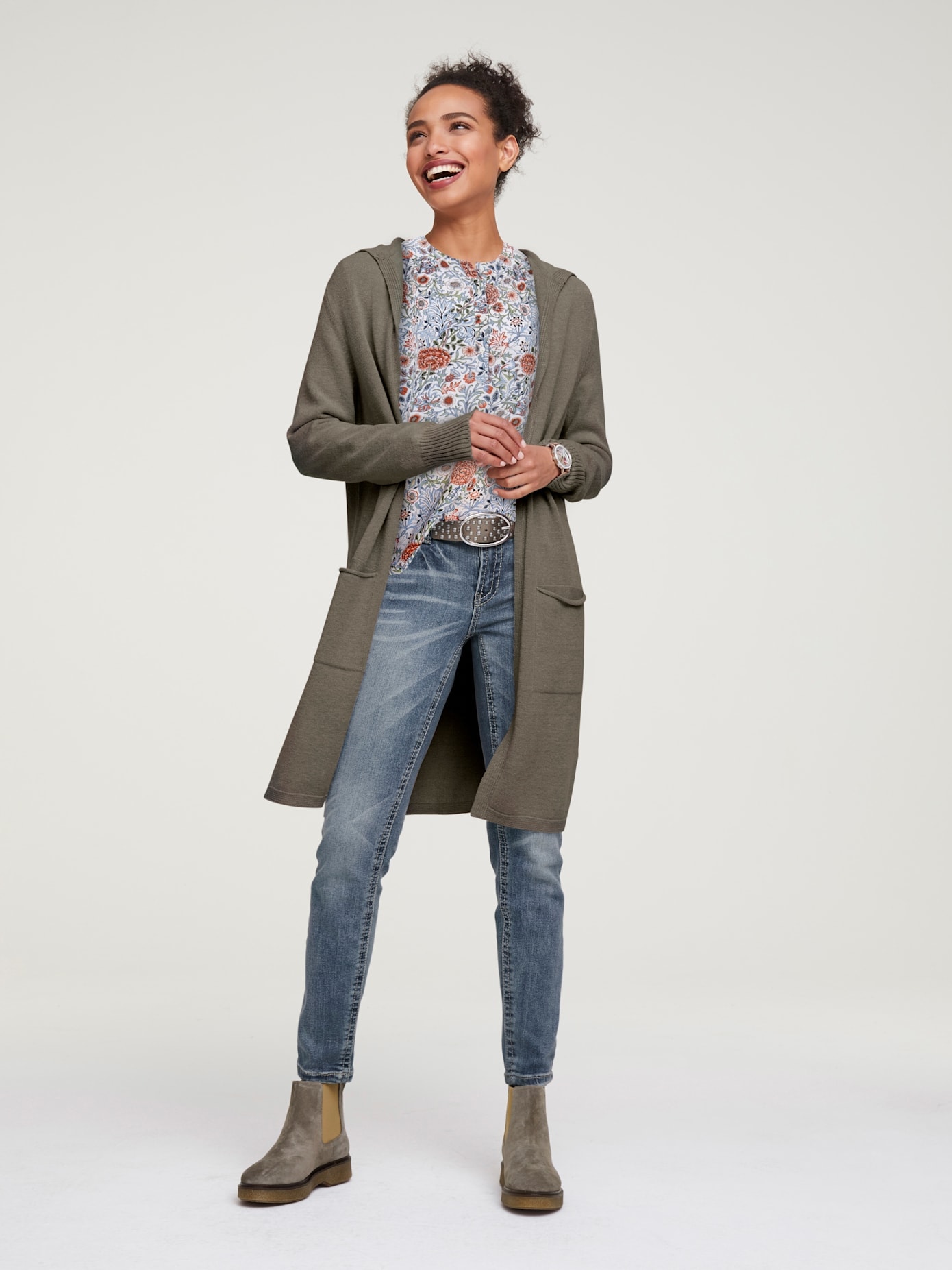 heine Longstrickjacke heine Longstrickjacke von heine