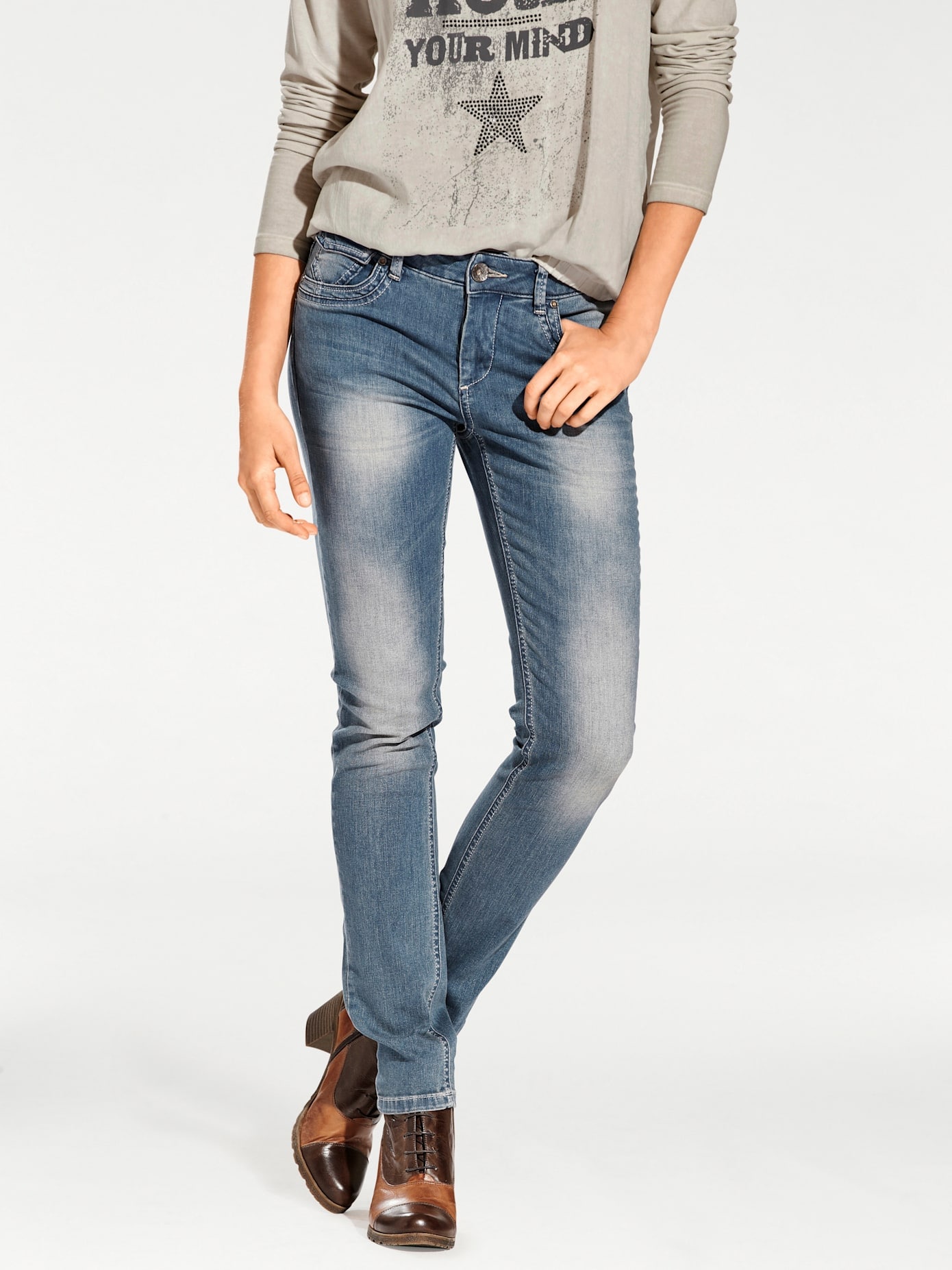 heine Röhrenjeans, (1 tlg.) heine Röhrenjeans, (1 tlg.) von heine