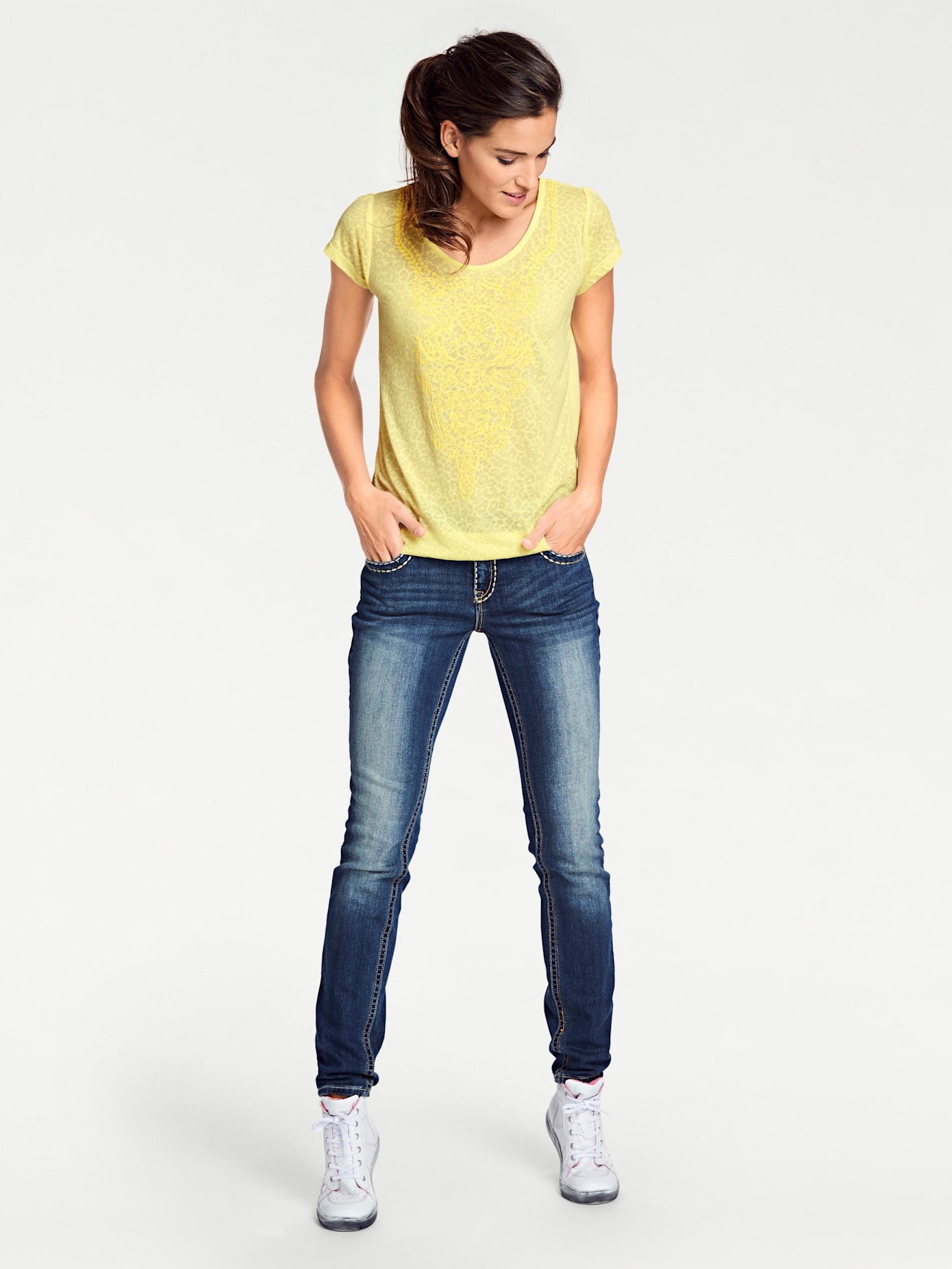 heine Rundhalsshirt »Rundhals-Shirt« heine Rundhalsshirt »Rundhals-Shirt« von heine