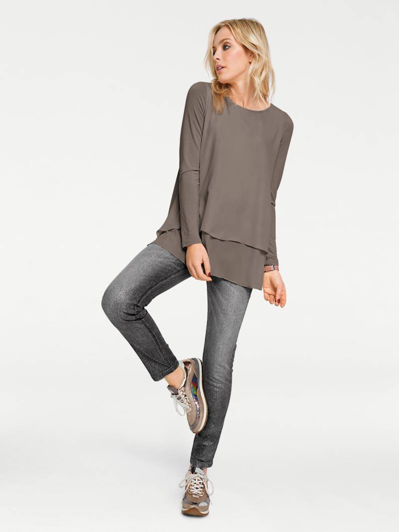 LINEA TESINI by heine Rundhalsshirt »Rundhals-Shirt«, (1 tlg.) von LINEA TESINI by heine