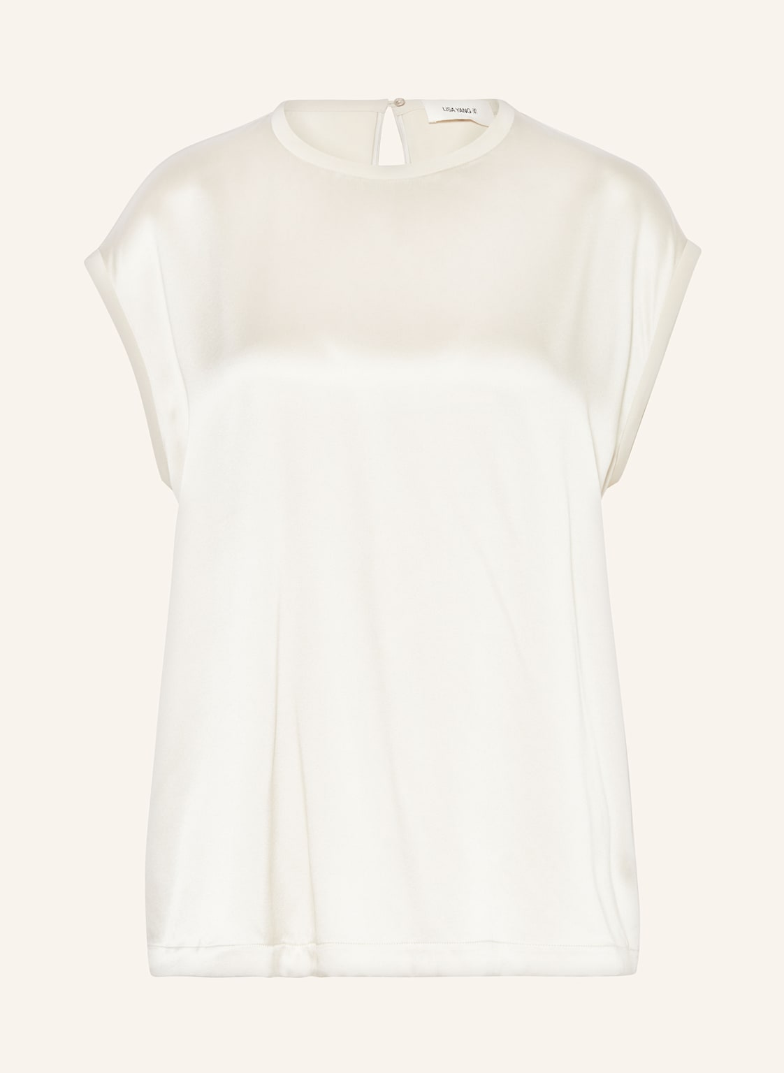Lisa Yang Blusentop Aus Seide weiss Lisa Yang Blusentop Aus Seide weiss von LISA YANG