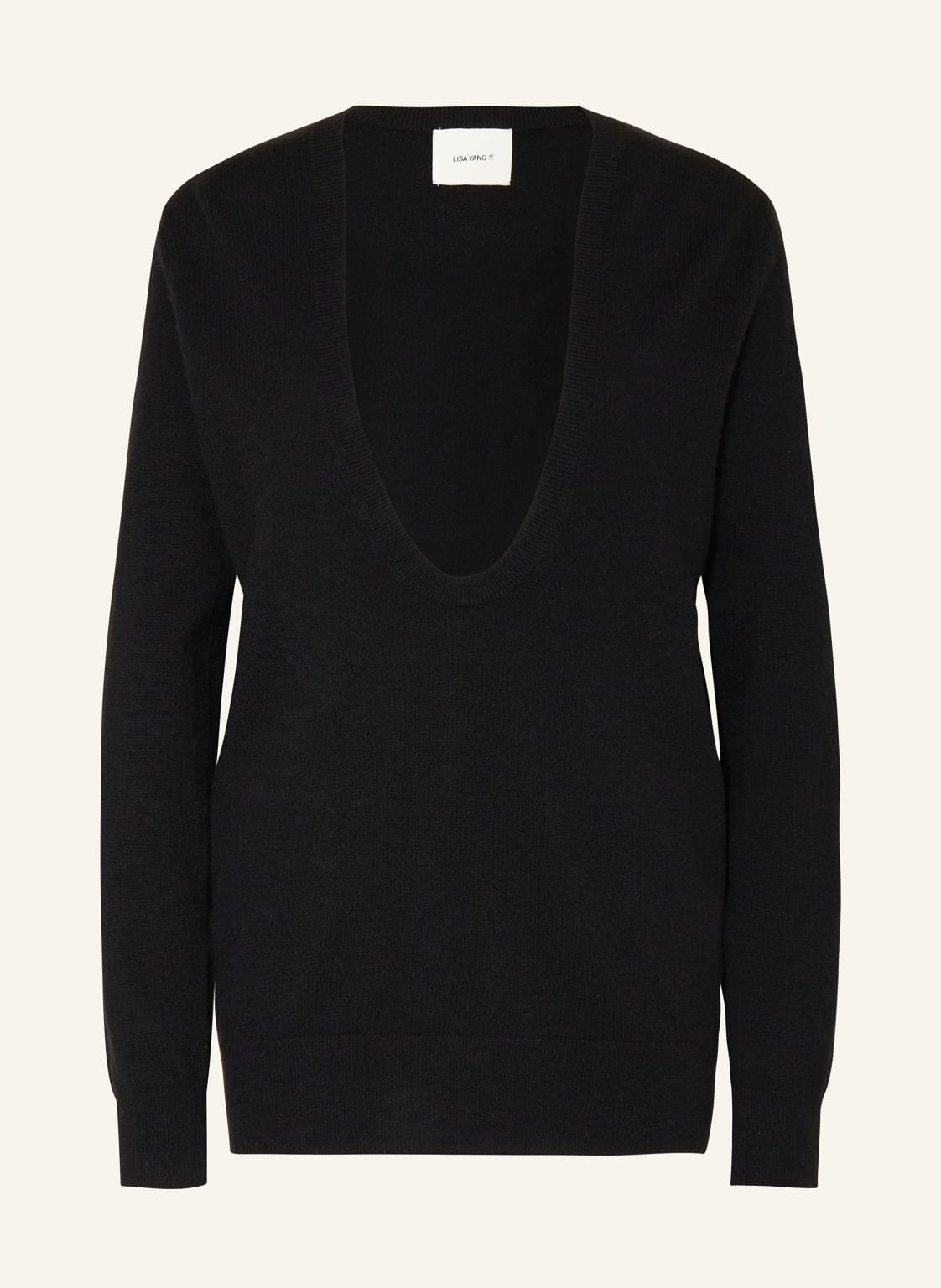 Lisa Yang Cashmere-Pullover Josie schwarz von LISA YANG