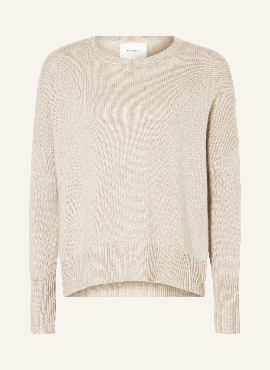 Lisa Yang Cashmere-Pullover Mila beige von LISA YANG