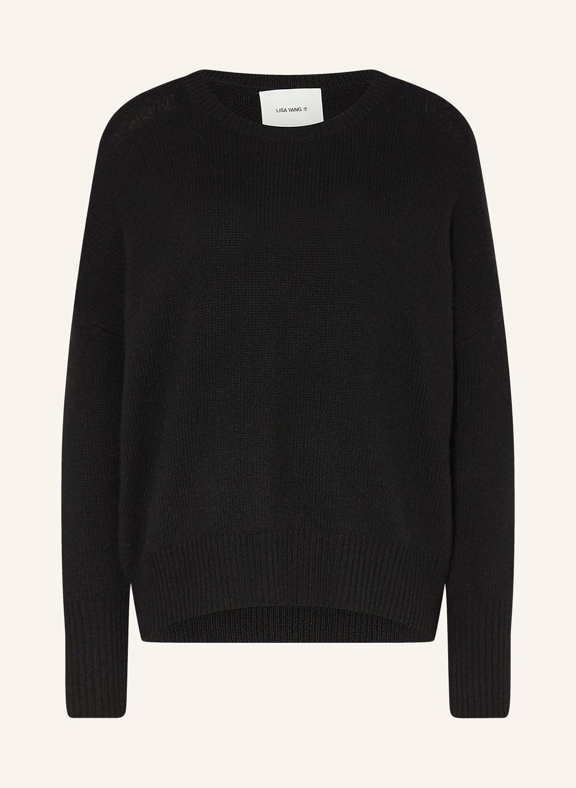 Lisa Yang Cashmere-Pullover Mila schwarz von LISA YANG