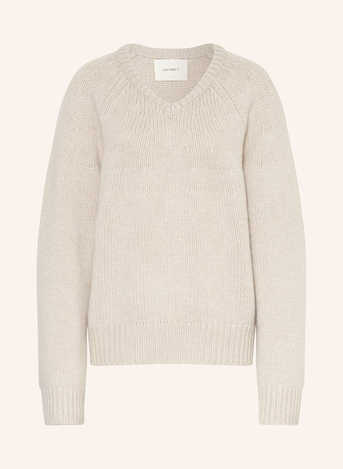 Lisa Yang Cashmere-Pullover Oia weiss von LISA YANG