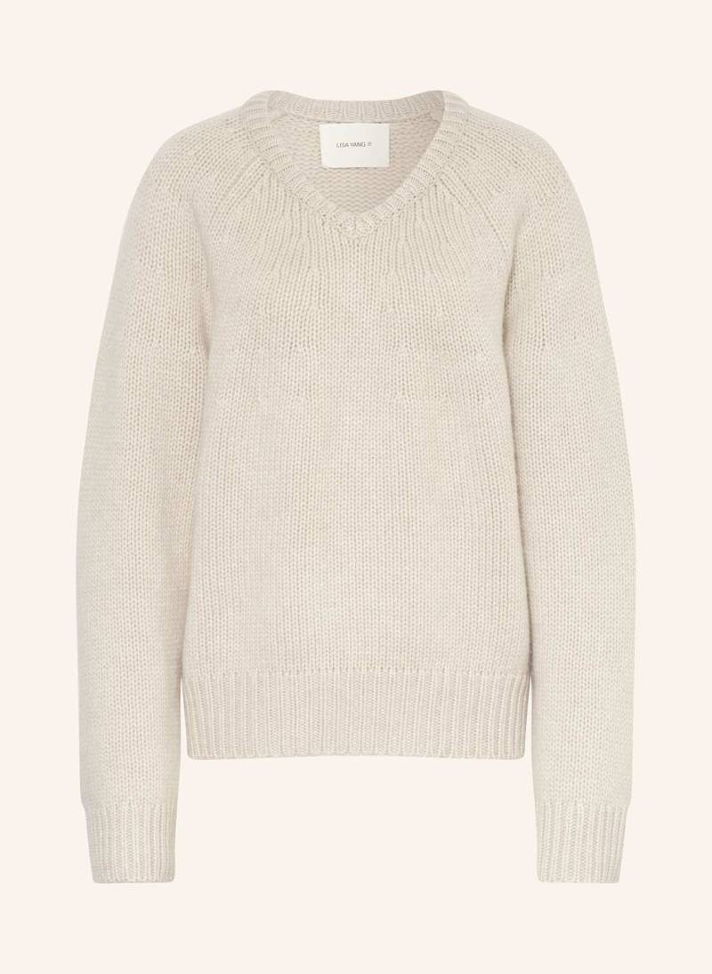 Lisa Yang Cashmere-Pullover Oia weiss von LISA YANG