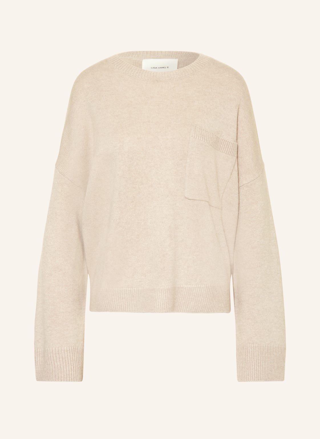 Lisa Yang Cashmere-Pullover beige von LISA YANG