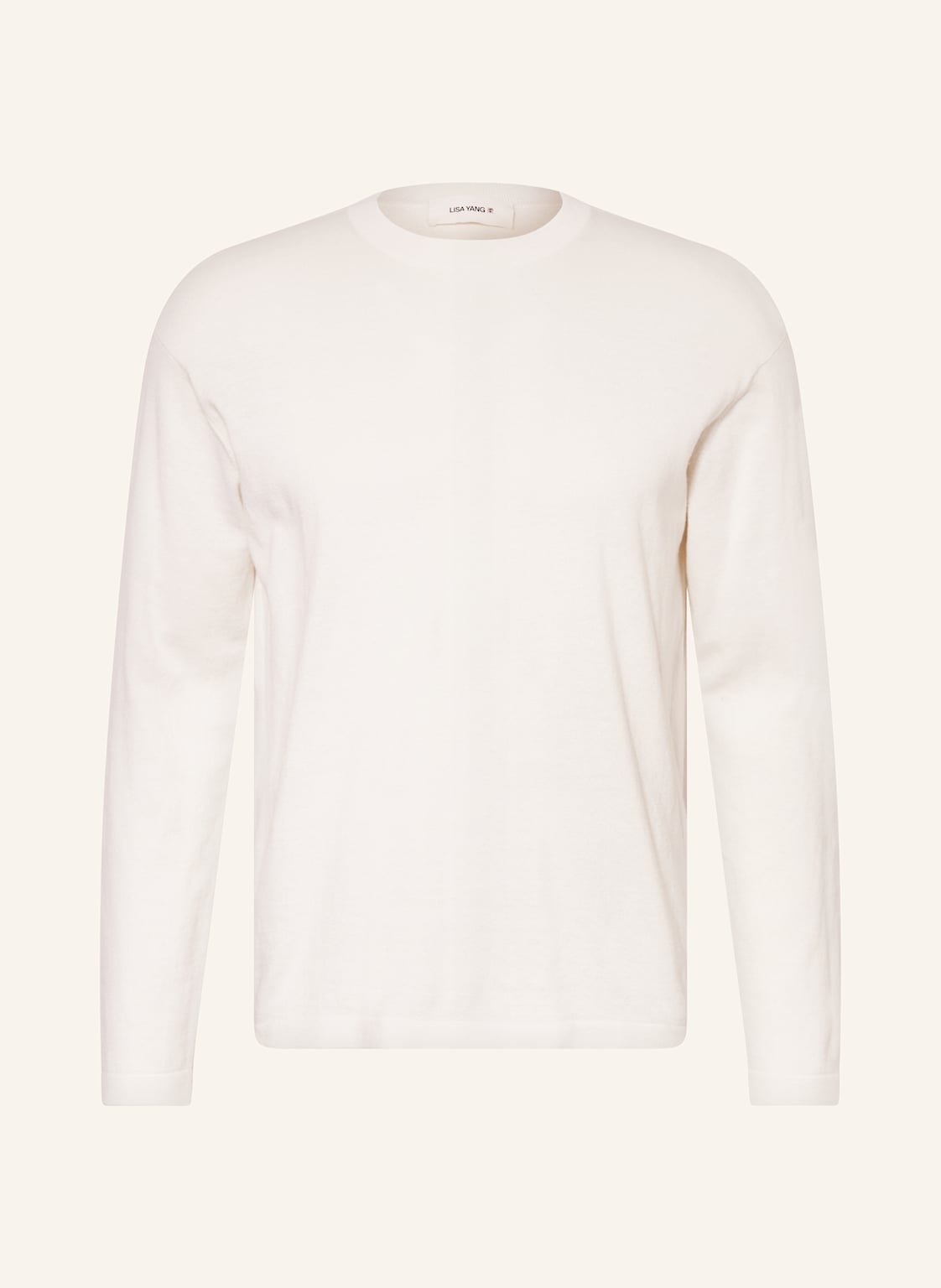 Lisa Yang Pullover Brendan Mit Cashmere weiss von LISA YANG