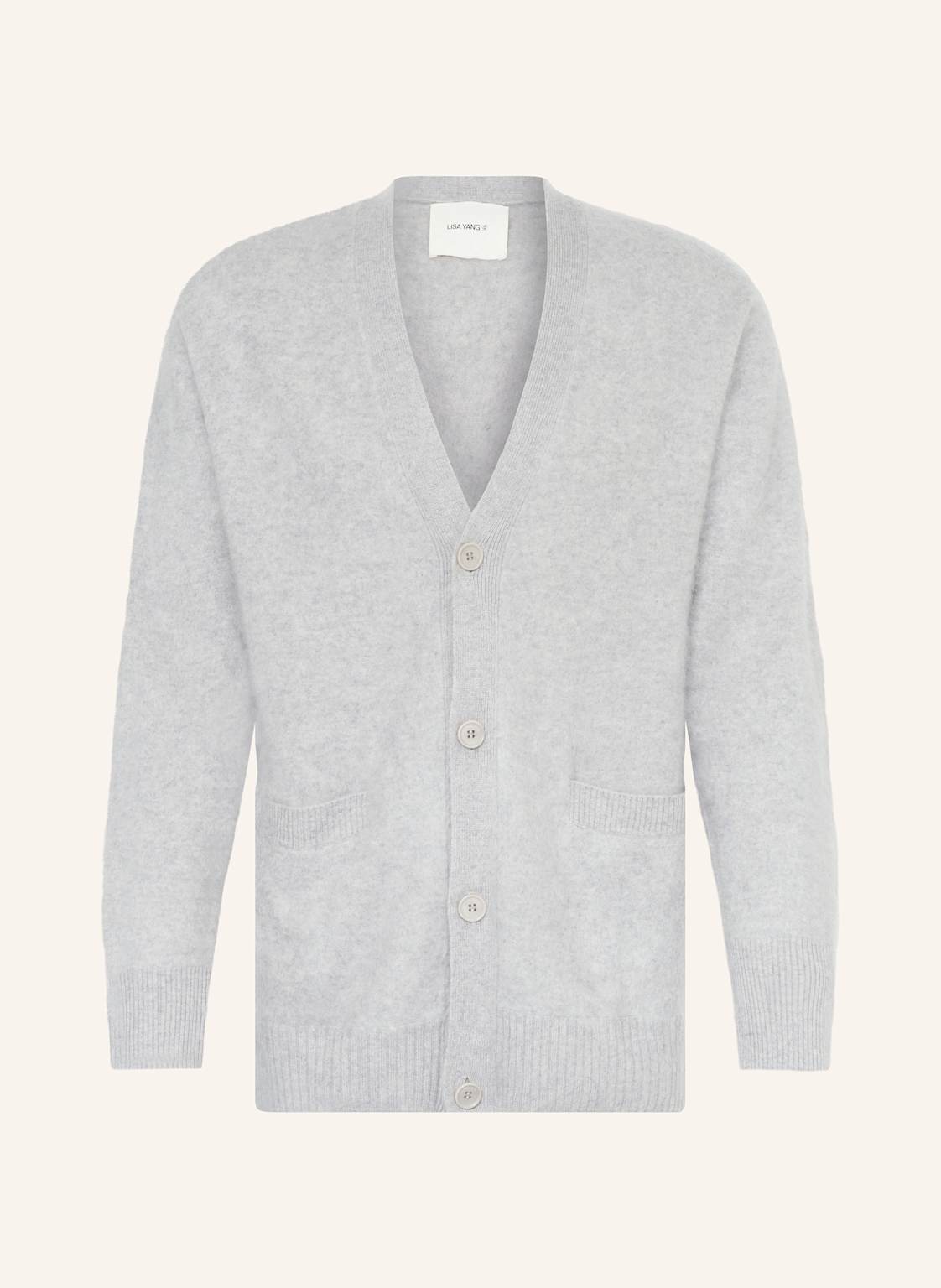 Lisa Yang Strickjacke Devean Aus Cashmere grau Lisa Yang Strickjacke Devean Aus Cashmere grau von LISA YANG