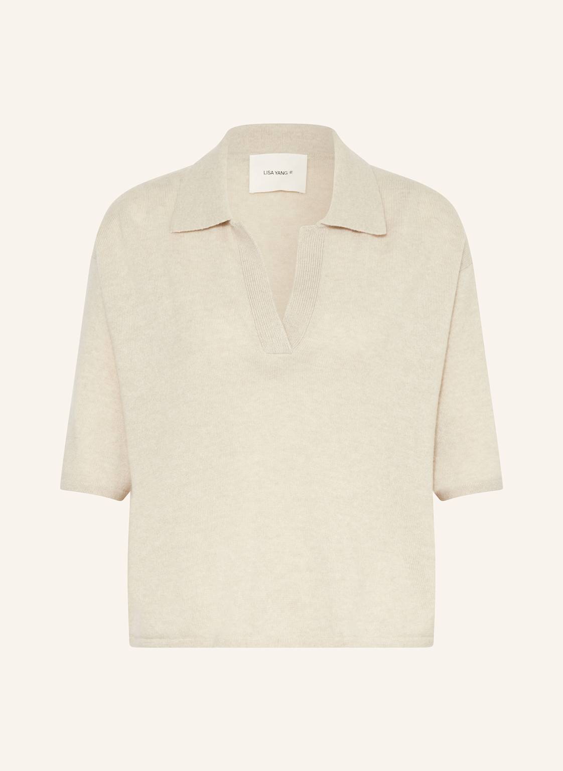 Lisa Yang Strickshirt Aus Cashmere beige von LISA YANG