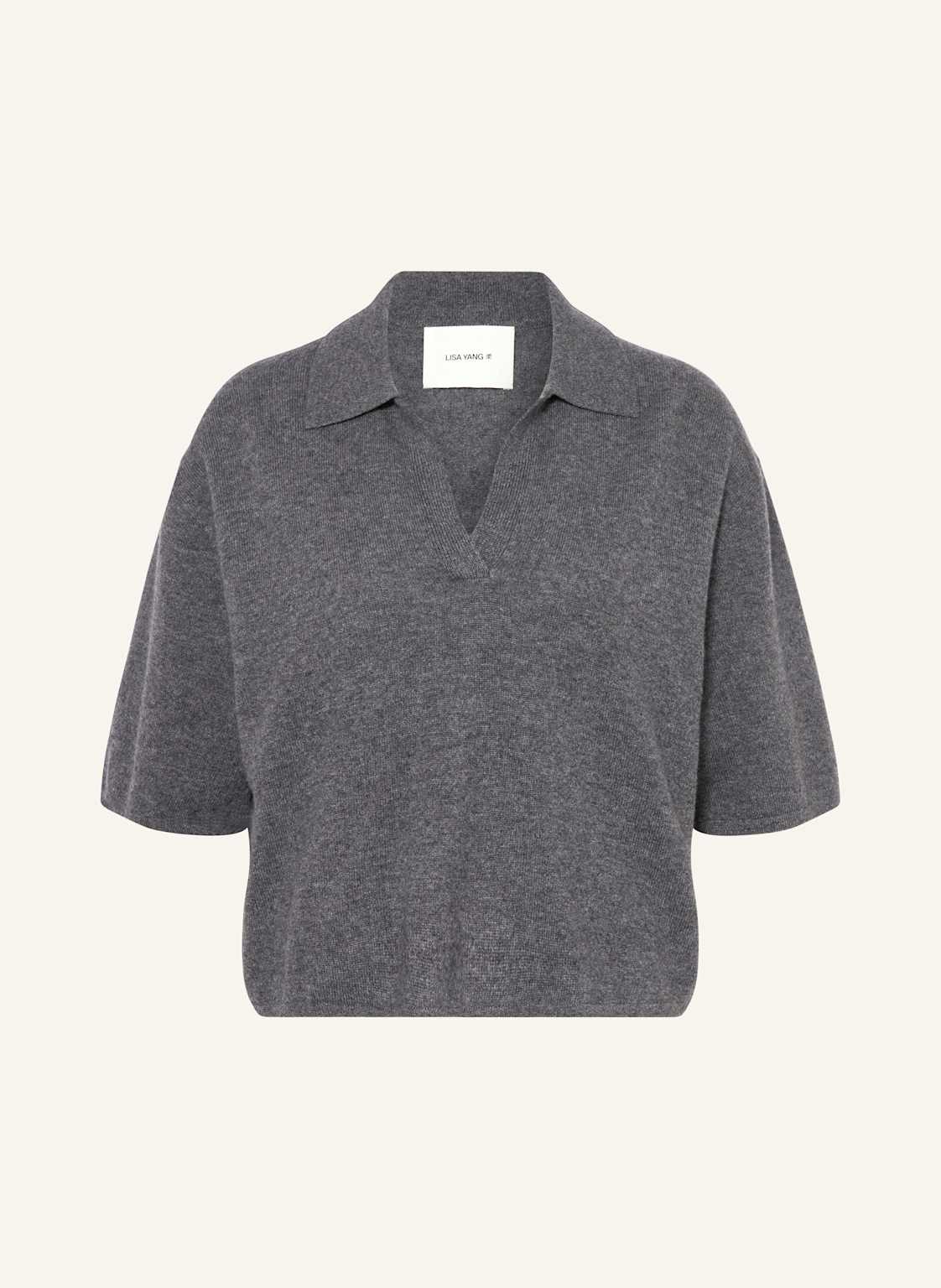 Lisa Yang Strickshirt Aus Cashmere grau von LISA YANG