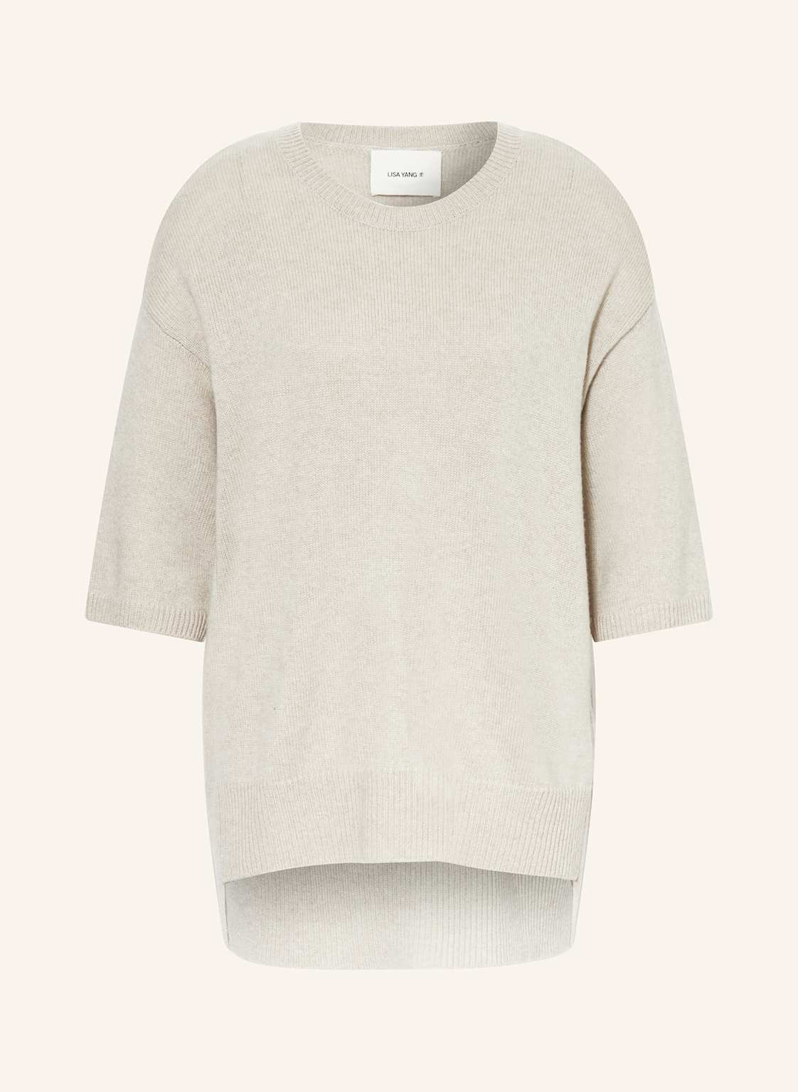 Lisa Yang Strickshirt Aus Cashmere weiss von LISA YANG