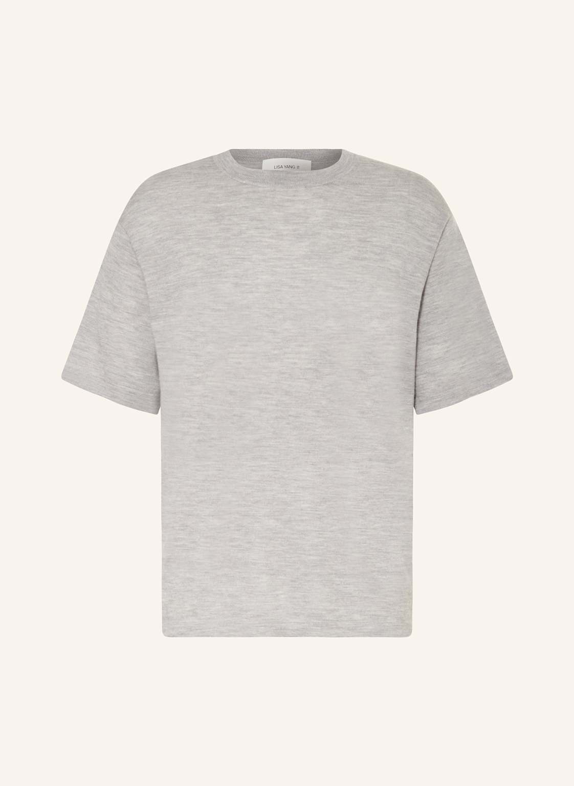 Lisa Yang T-Shirt Ancell Aus Cashmere grau Lisa Yang T-Shirt Ancell Aus Cashmere grau von LISA YANG