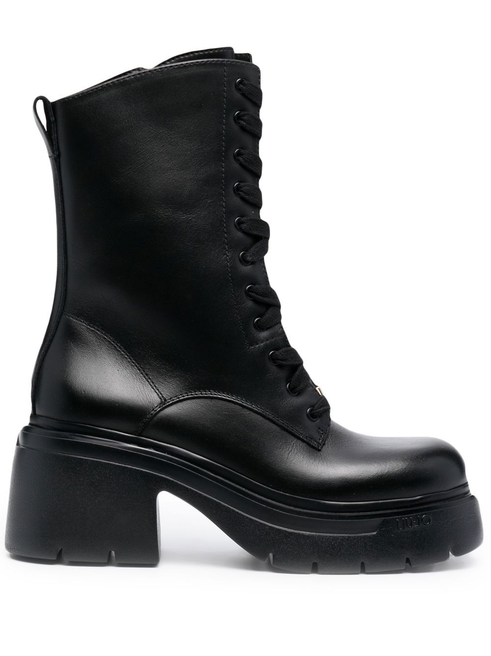LIU JO 75mm Carrie lace-up boots - Black von LIU JO