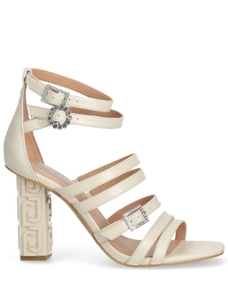 LIU JO 90mm multi-strap sandals - Neutrals von LIU JO