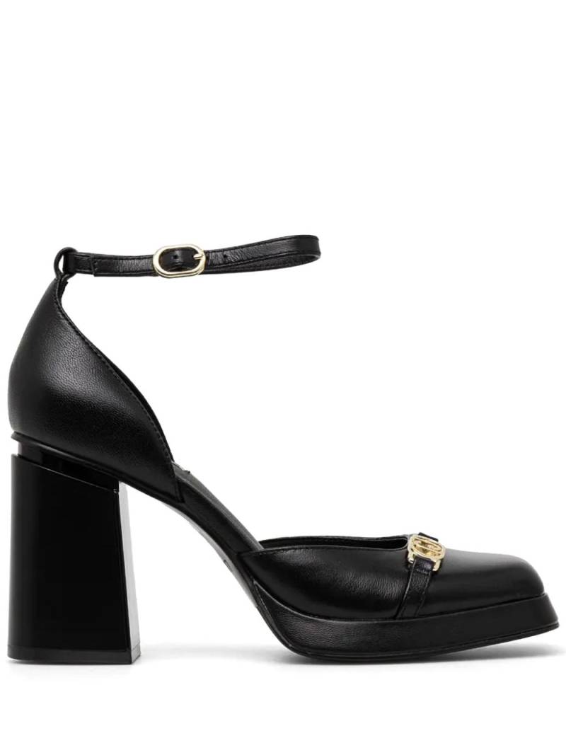 LIU JO 95mm leather pumps - Black von LIU JO