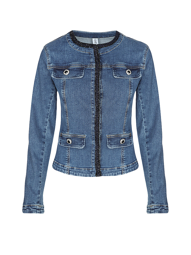 LIU JO Jeansjacke GIACCA BRAID blau | 40 von LIU JO