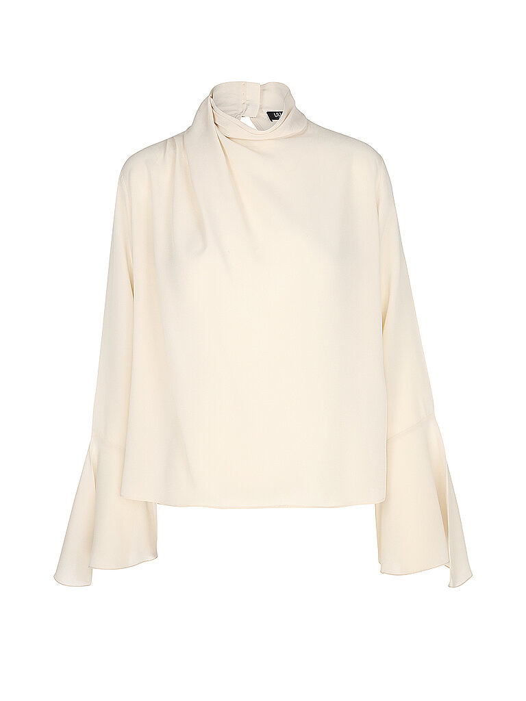 LIU JO Seidenbluse TUNICA DRAPPEGGIATA beige | 34 von LIU JO