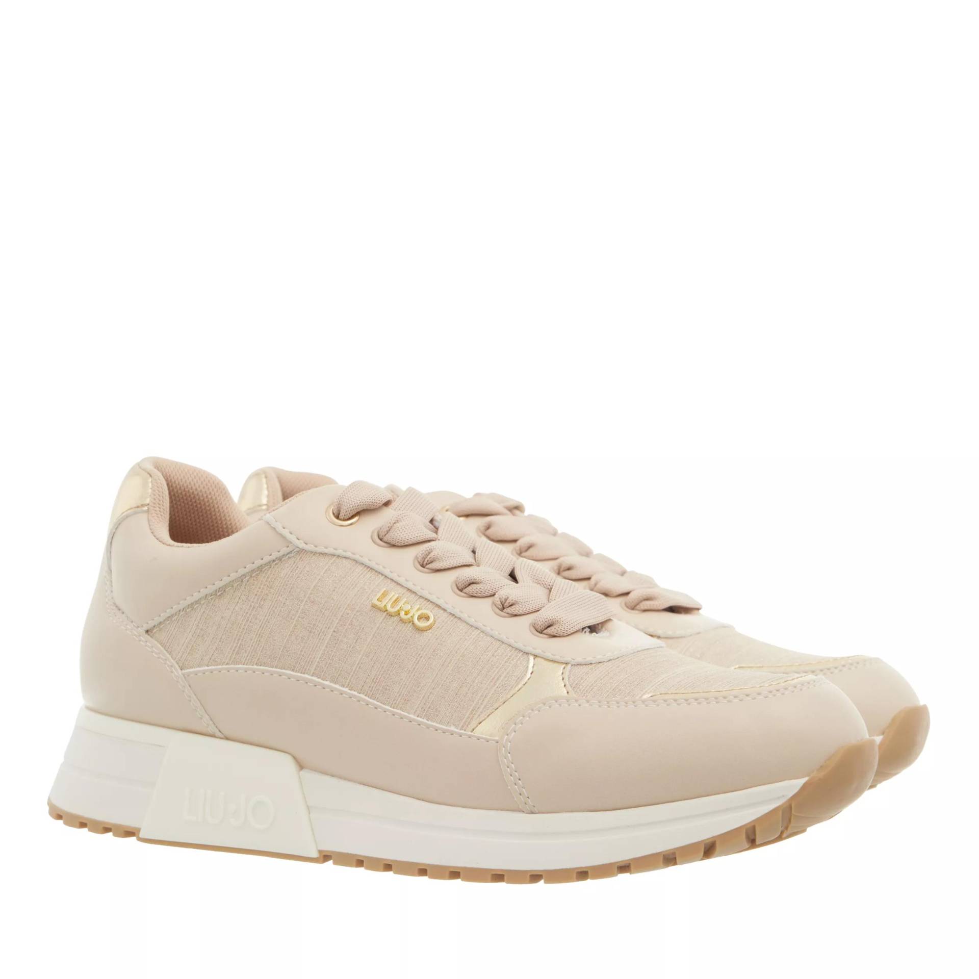 LIU JO Sneaker - Johanna 01 Sneaker Lurex Spreading - Gr. 37 (EU) - in Beige - für Damen von LIU JO