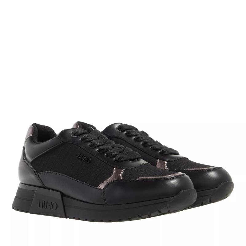 LIU JO Sneakers - Johanna 01 Sneaker Lurex Spreading - Gr. 36 (EU) - in Schwarz - für Damen von LIU JO