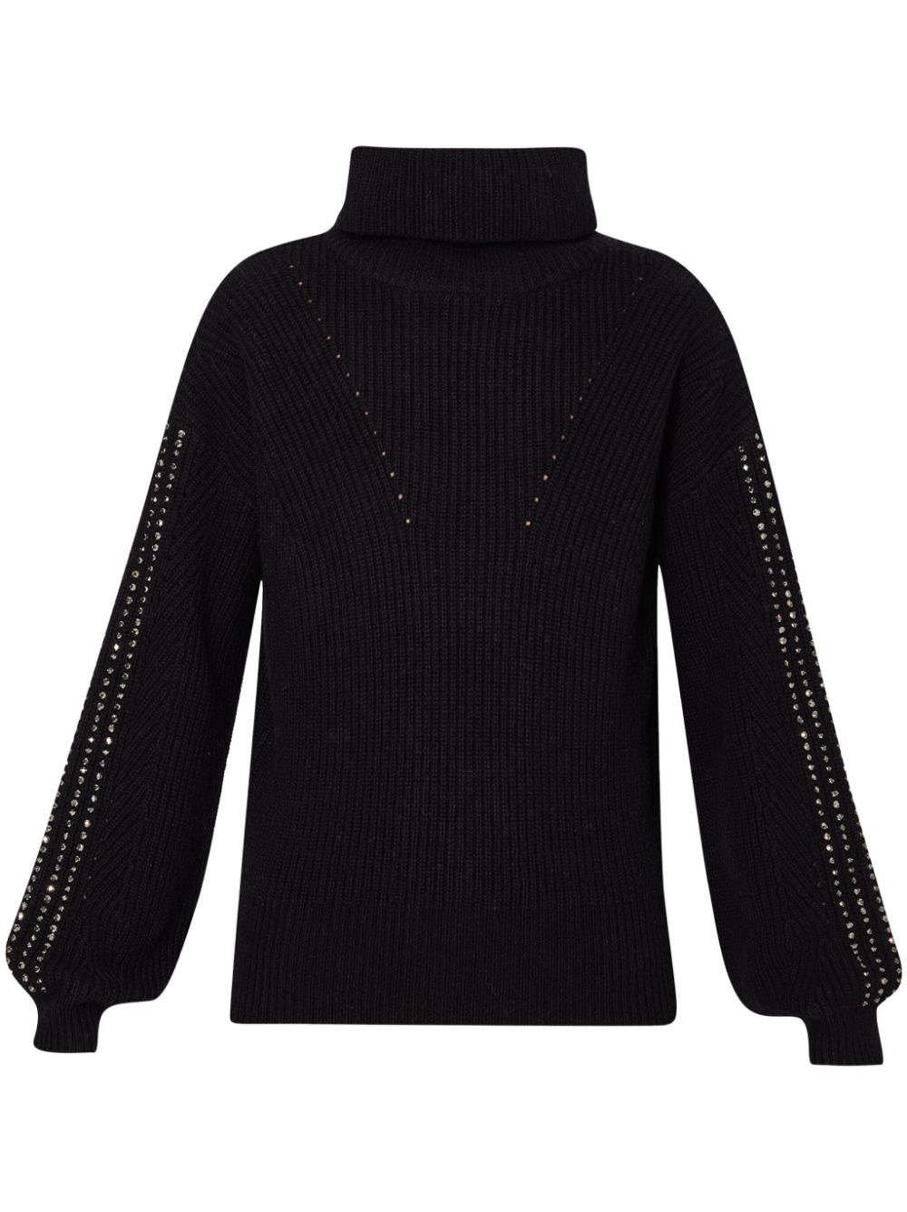 LIU JO rhinestone-embellished jumper - Black von LIU JO