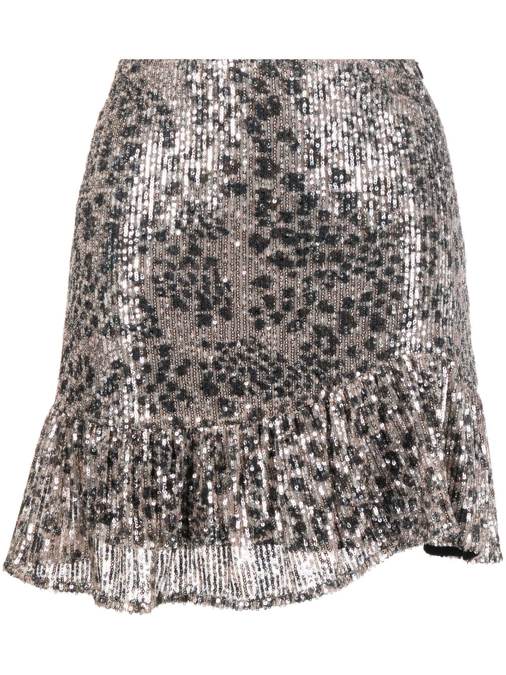 LIU JO animal-print embellished mini skirt - Neutrals von LIU JO