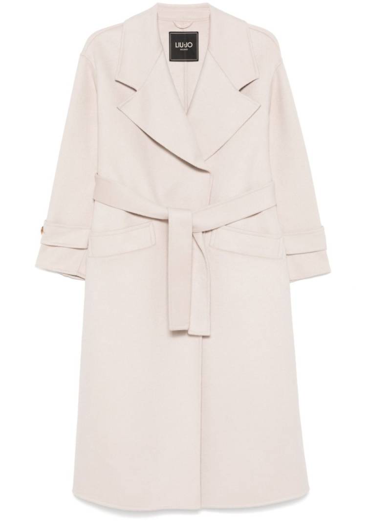 LIU JO belted coat - Neutrals von LIU JO