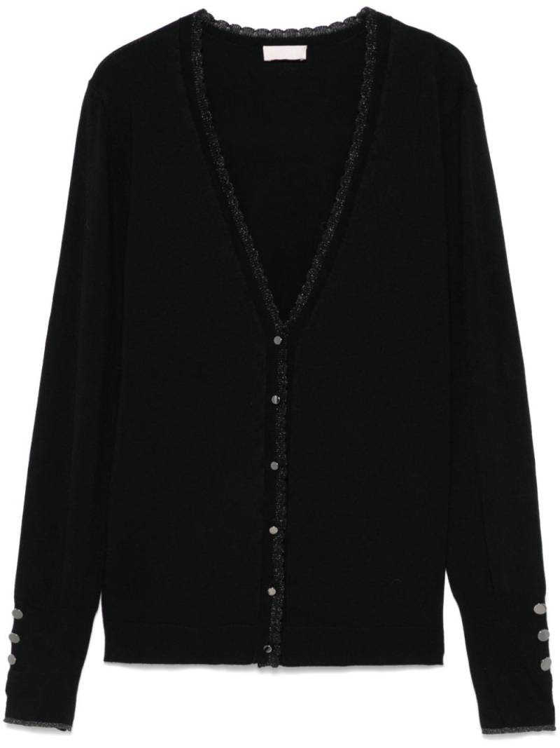 LIU JO button-up cardigan - Black von LIU JO