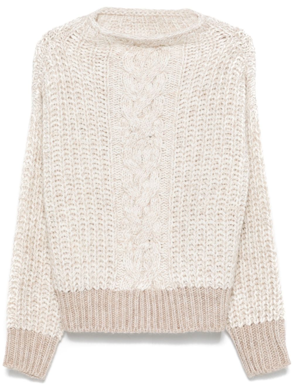 LIU JO cable link detail jumper - Neutrals von LIU JO