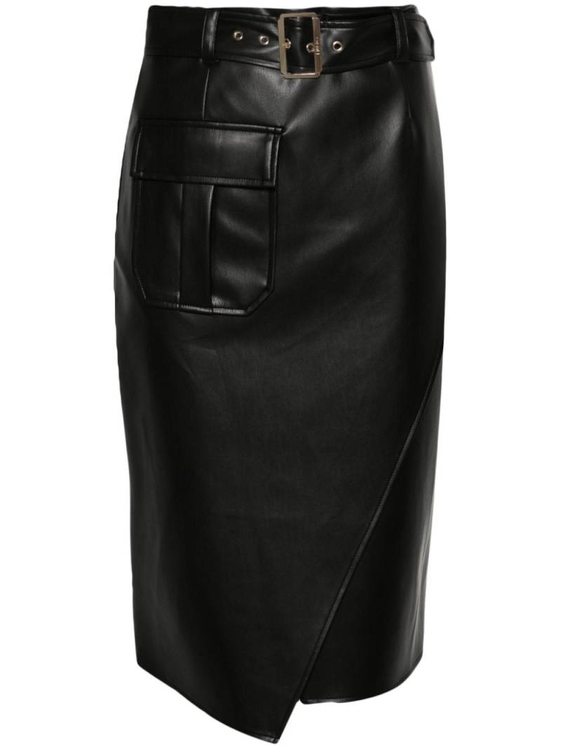 LIU JO cargo midi skirt - Black von LIU JO